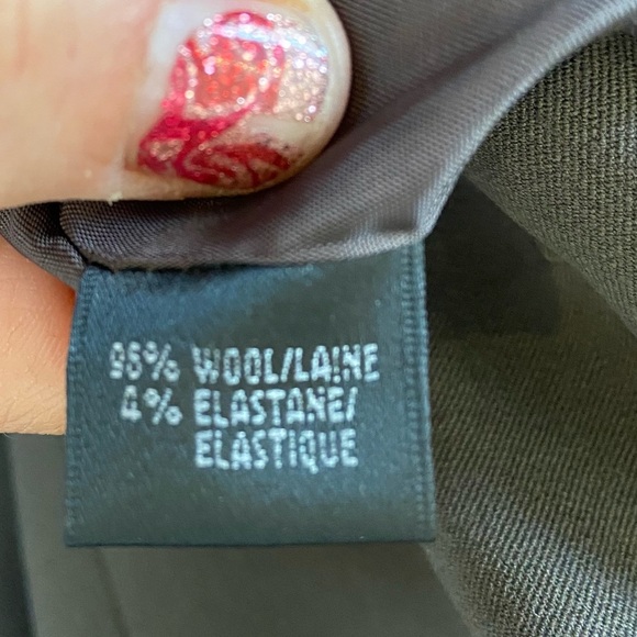 Lafayette 148 New York Brown Wool Blazer Sz 10 - Picture 7 of 7